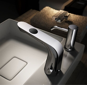 Rio Commercial Temperature Control Wave Electronic Automatic Sensor Faucet
